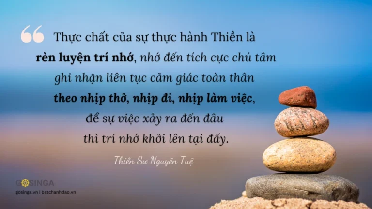 Hướng dẫn Thực hành Tứ Niệm Xứ